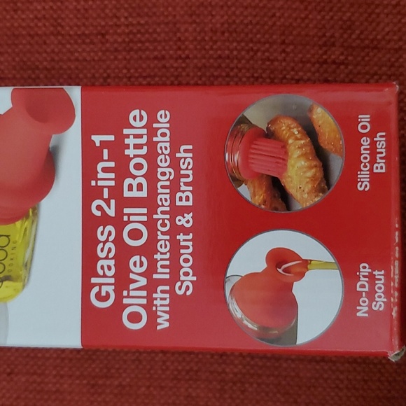 💙 4/$20 NEW Glass 2 in 1 Olive Oil Bottle - Picture 2 of 5